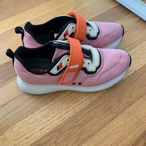 hot pink prada sneakers
